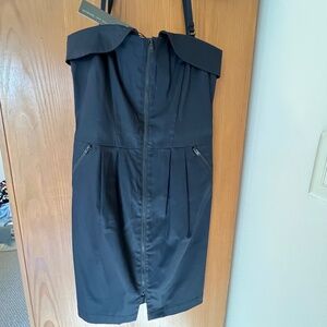 IKKS Dress, Navy, Size 38 NWT